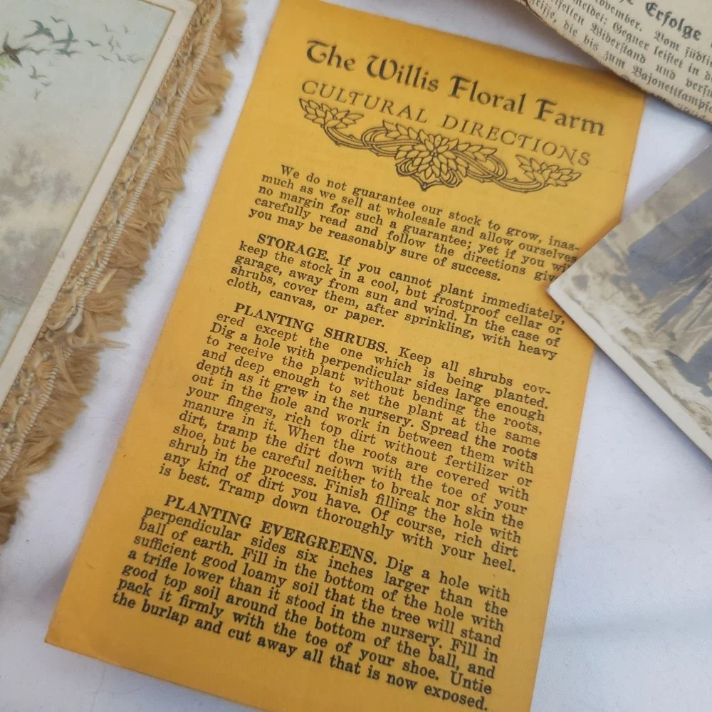 N/A ephemera paper
